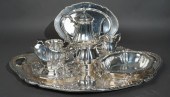 COLLECTION OF GORHAM SILVERPLATE TABLE