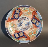 JAPANESE IMARI CHARGER, D 18 1/8 IN.