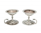 TWO SANBORNS STERLING SILVER CANDLE