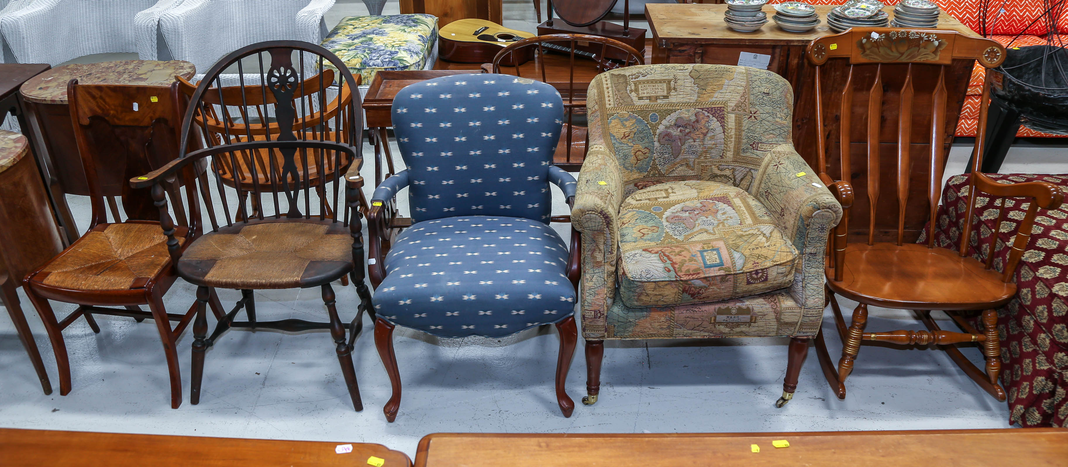 A SELECTION OF FIVE CHAIRS Notably 3c75c3