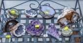 ASSORTMENT OF GEODES & MINERAL SAMPLES