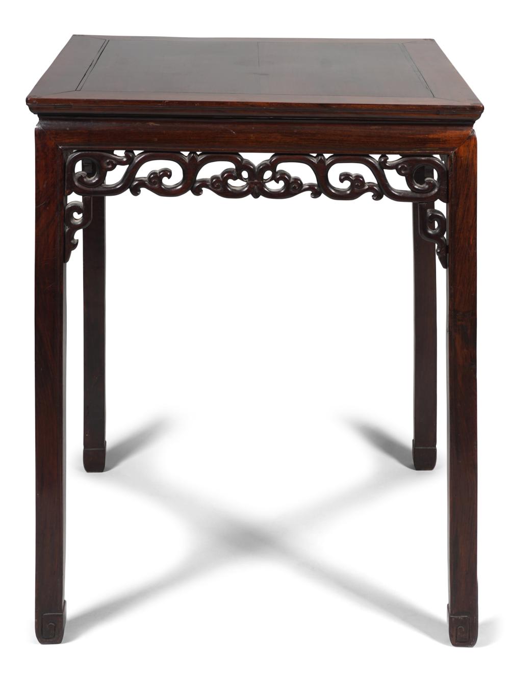 CHINESE HARDWOOD SIDE TABLE 19TH 3c79cb