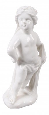 FRENCH PORCELAIN FIGURE OF THE INFANT