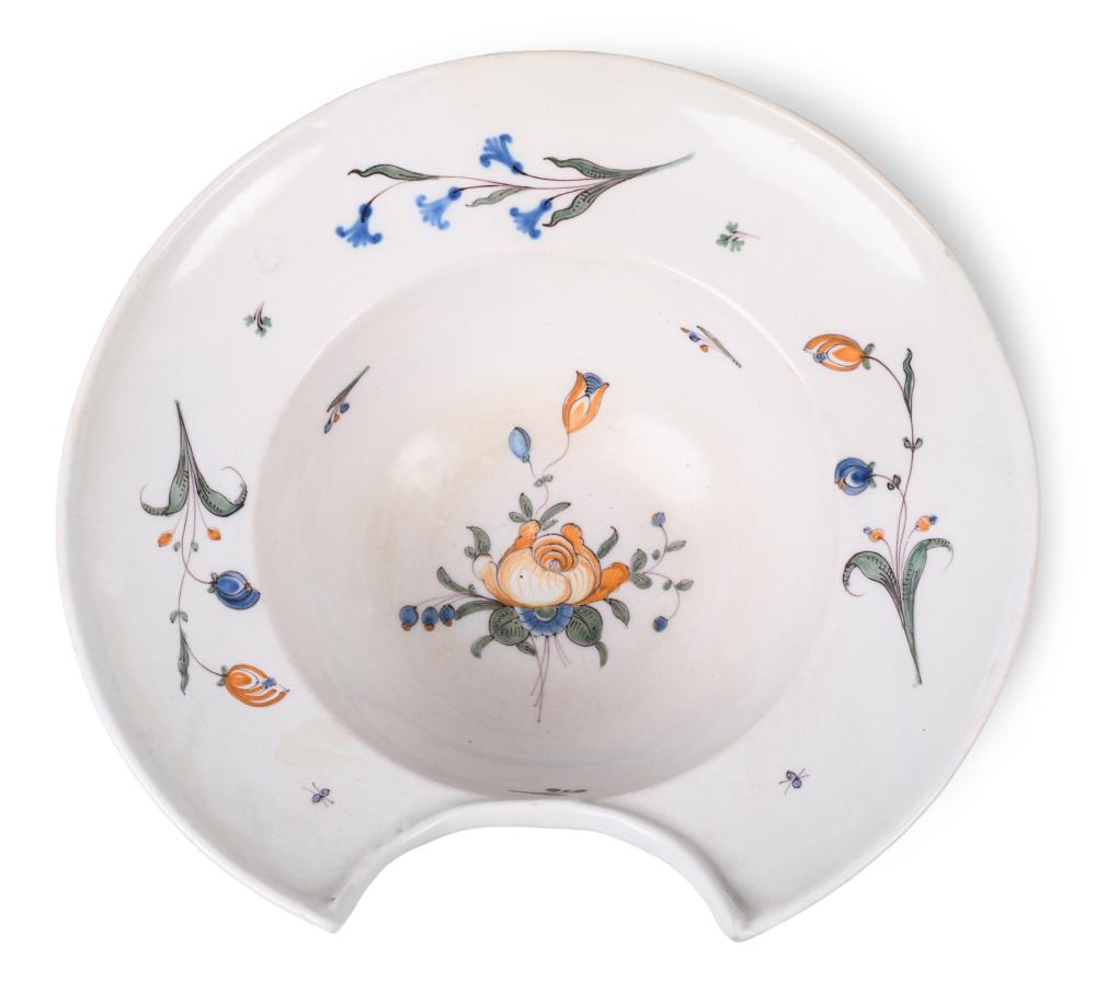 FRENCH FAIENCE BARBER S BOWL CIRCA 3c7ab5