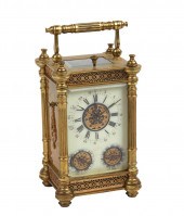 French Repeating Carriage Clock w/Calendar