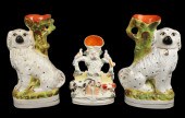 Staffordshire Dog Spill Vase Pair and