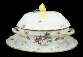 Herend Hungary porcelain tureen and