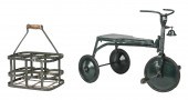 Primitive Wood and steel Tricycle, wood
