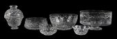 (6) Crystal Waterford bowls to include