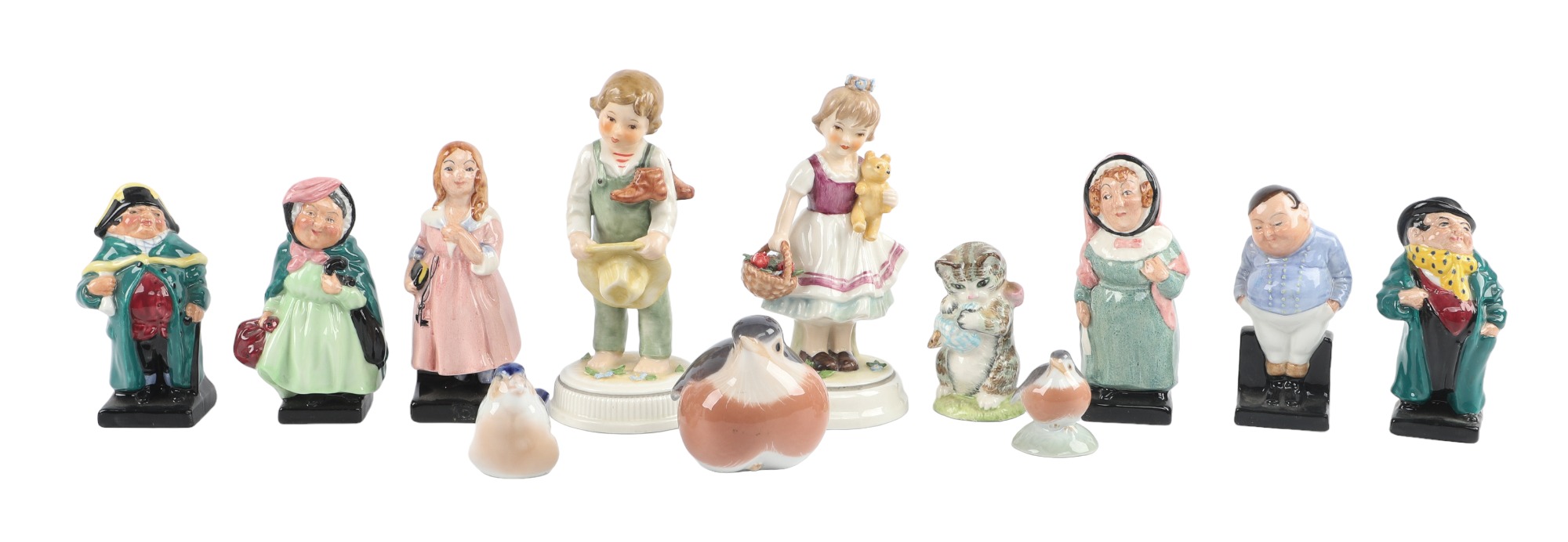  6 Royal Doulton porcelain figurines  3ca629