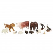 (12) Animal figurines, c/o Morten Studios