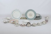 Porcelain Plates, Assorted Demitasse