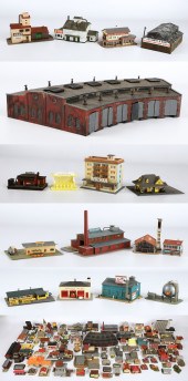 (50)+ N Scale buildings grouping to