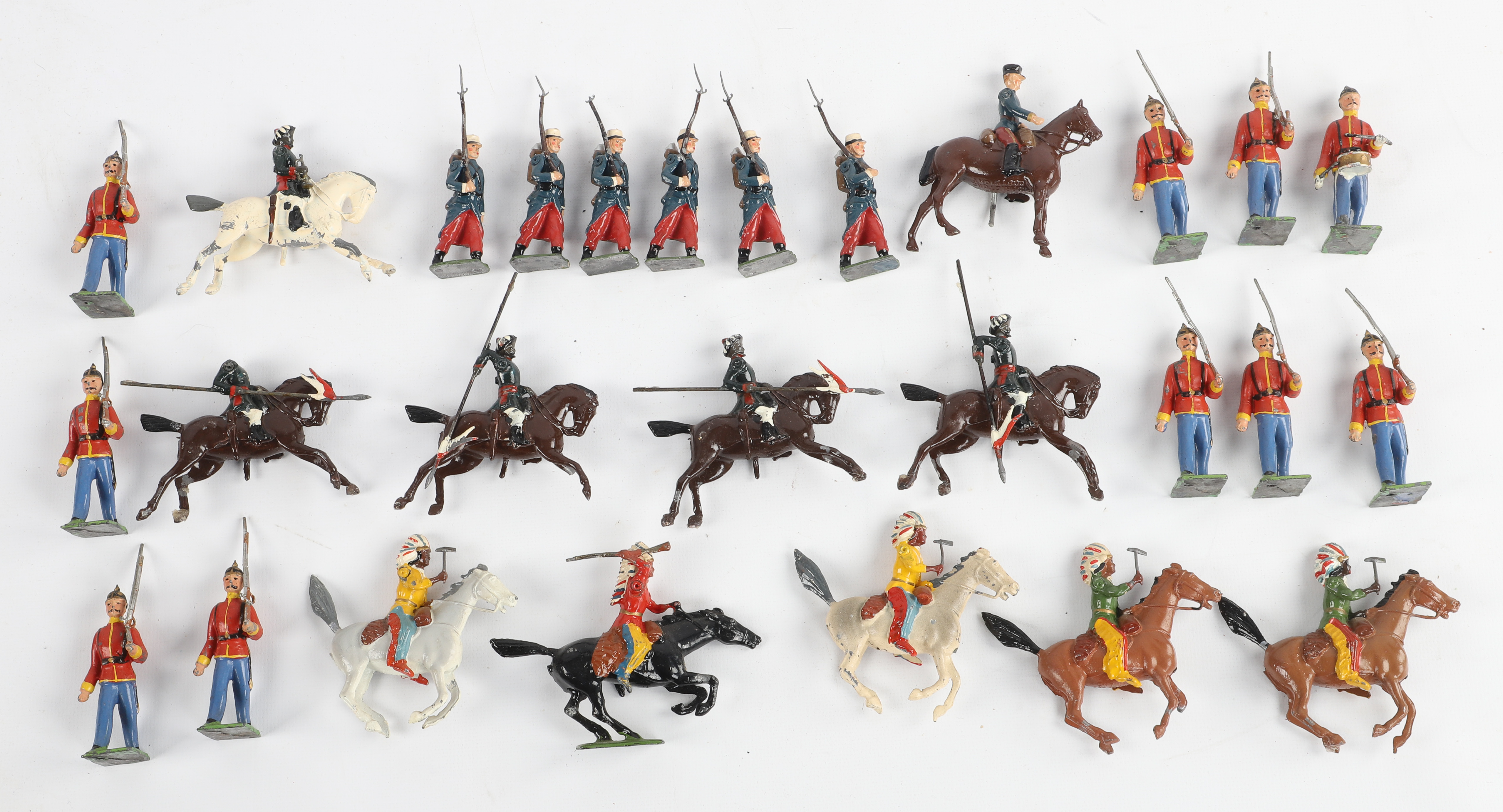 A Collection of Britains lead painted 3ca8c0