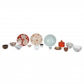 (15) Asian items, c/o Chinese porcelain