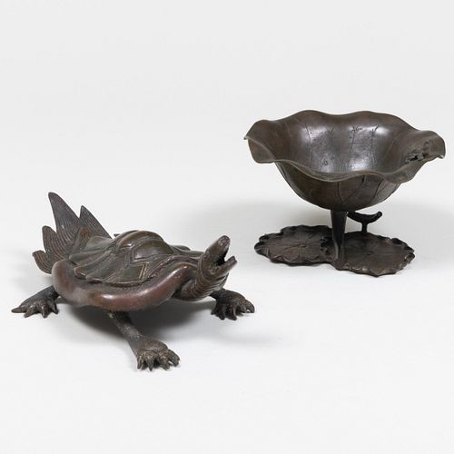 CHINESE BRONZE MODEL OF A TURTLE 3ca95f