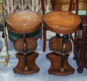 A PAIR OF CLASSICAL STYLE SIDE TABLES