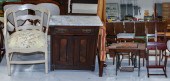 FOUR ASSORTED PIECES OF FURNITURE Including
