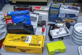 ASSORTMENT OF POWER HAND TOOLS & ACCESSORIES