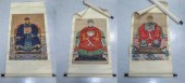 THREE CHINESE ANCESTOR PORTRAIT SCROLLS