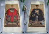 A PAIR OF CHINESE ANCESTOR PORTRAITS