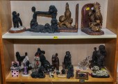 SELECTION OF POODLE & OTHER ANIMAL COLLECTIBLES
