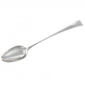 GEORGE III SILVER STUFFING SPOON BY