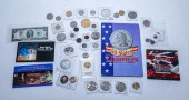 ASSORTMENT OF U.S. COINS Including sterling