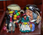 FOUR ROYAL DOULTON PAINTED CHINA COLLECTIBLES