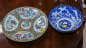 CHINESE EXPORT CHARGER & JAPANESE BOWL