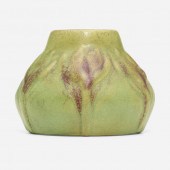 Van Briggle Pottery. Vase with crocuses.