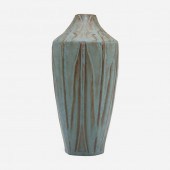Van Briggle Pottery. Vase with irises.