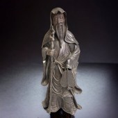 AN UNUSUAL 18TH CENTURY CHINESE SPELTER
