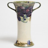 Moorcroft Two-Handled Pansy Vase, c.1916-18