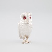 Victorian Silver Novelty Owl Pepper