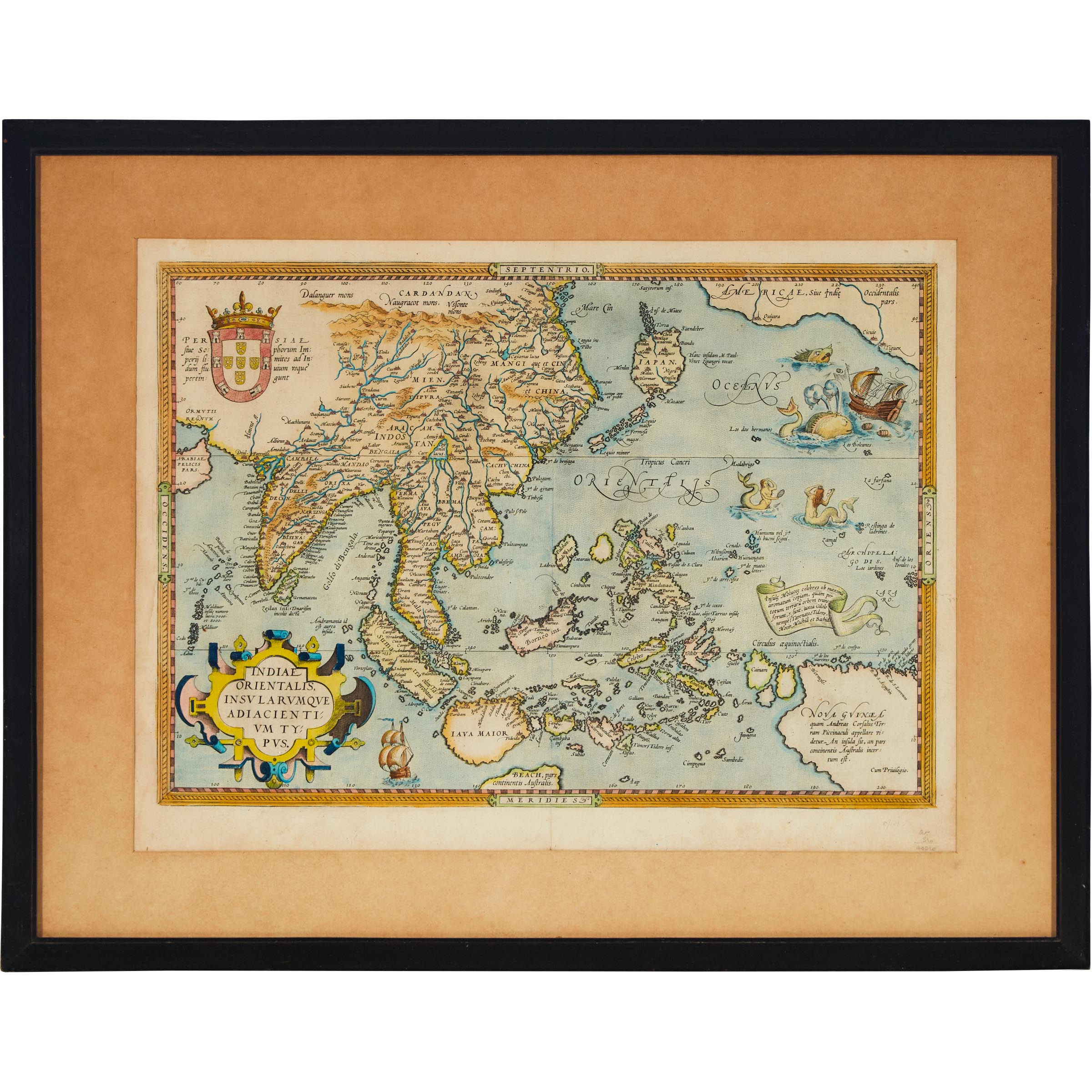 Abraham Ortelius 1527 1598 INDIAE 3c9820