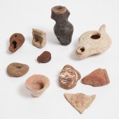 Group of Roman Pottery and Pottery Fragments,