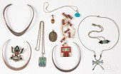 GROUP OF NATIVE AMERICAN INDIAN JEWELRYGroup