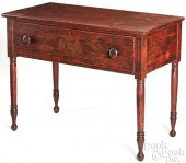 NEW ENGLAND PAINTED PINE DRESSING TABLE,