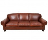Ralph Lauren Polo leather sofa.
34h