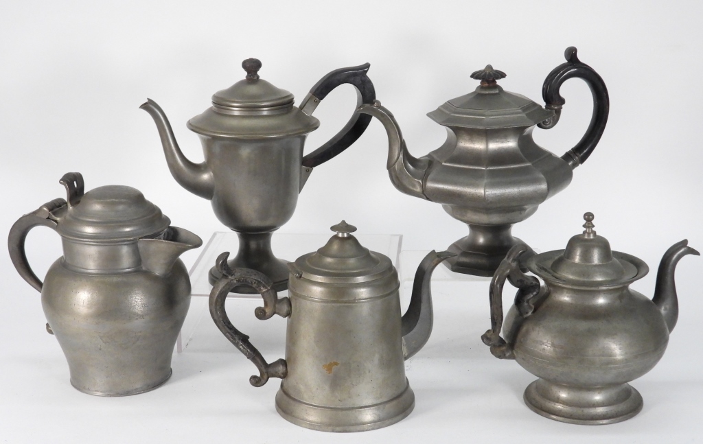 5PC PEWTER AMERICAN ENGLISH ALE 3ccc51