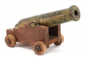 SMALL NAVAL-STYLE SIGNAL CANNON ,C.