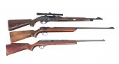 THREE .22 RIFLES United States,A Remington