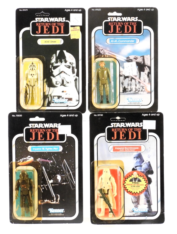 4 KENNER STAR WARS ROTJ IMPERIAL 3cce67