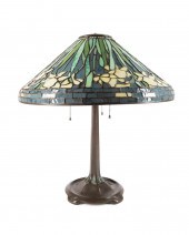 MANNER OF TIFFANY STUDIOS TABLE LAMP
