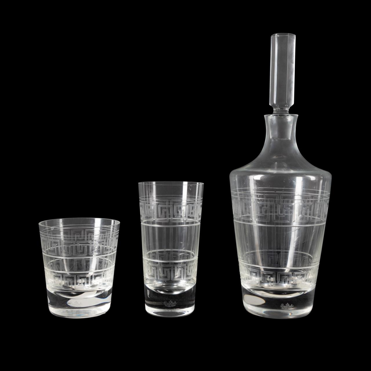 3PCS VERSACE FOR ROSENTHAL CRYSTAL 3cd2a5