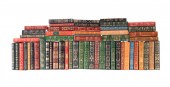 55VOL FINELY BOUND BOOKS WITH FRANKLIN