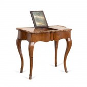 PROVINCIAL STYLE WALNUT DRESSING TABLE,