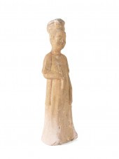 TANG DYNASTY STANDING FIGURE OF WOMAN