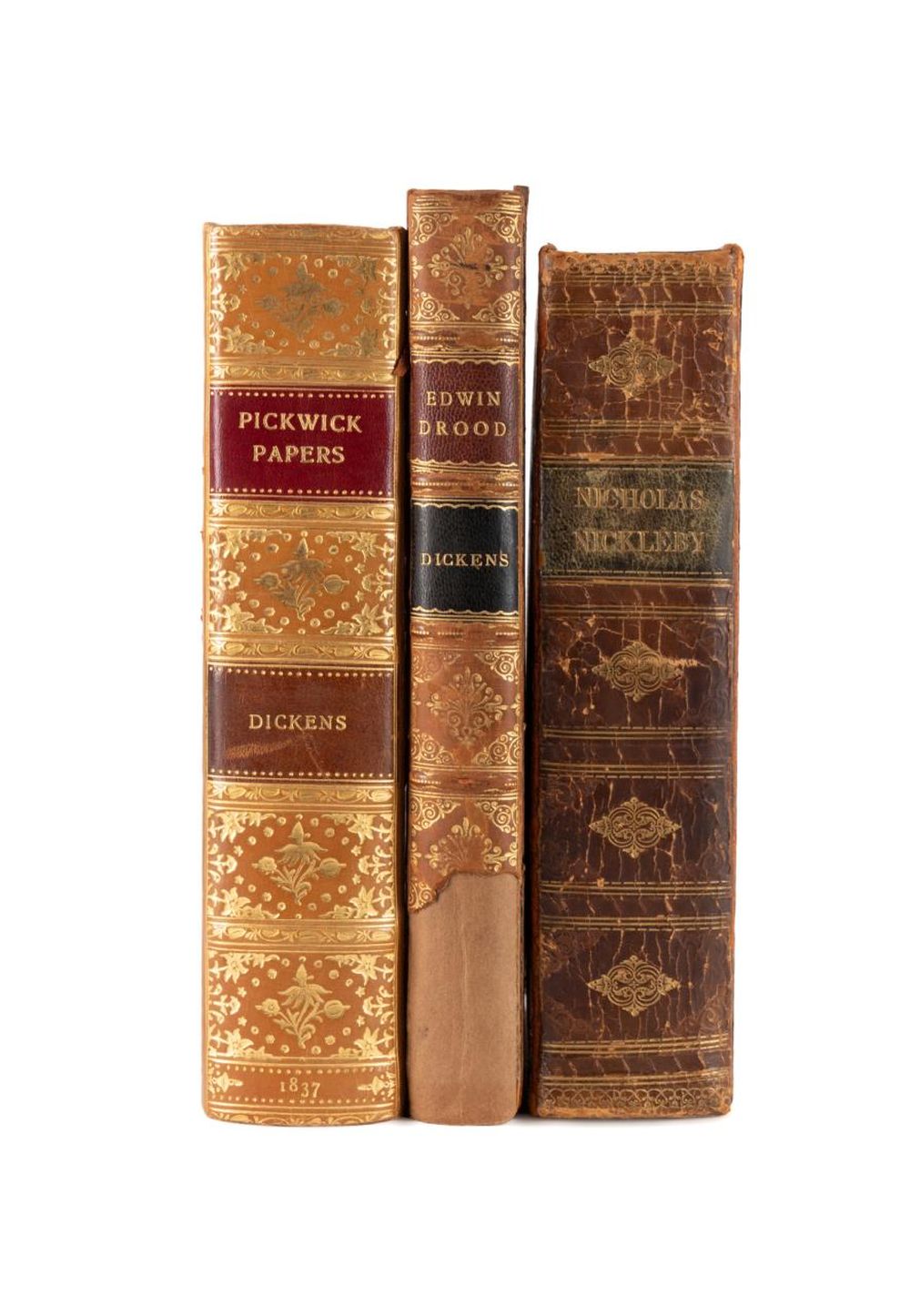 3VOL CHARLES DICKENS FINELY BOUND 3cd4dd